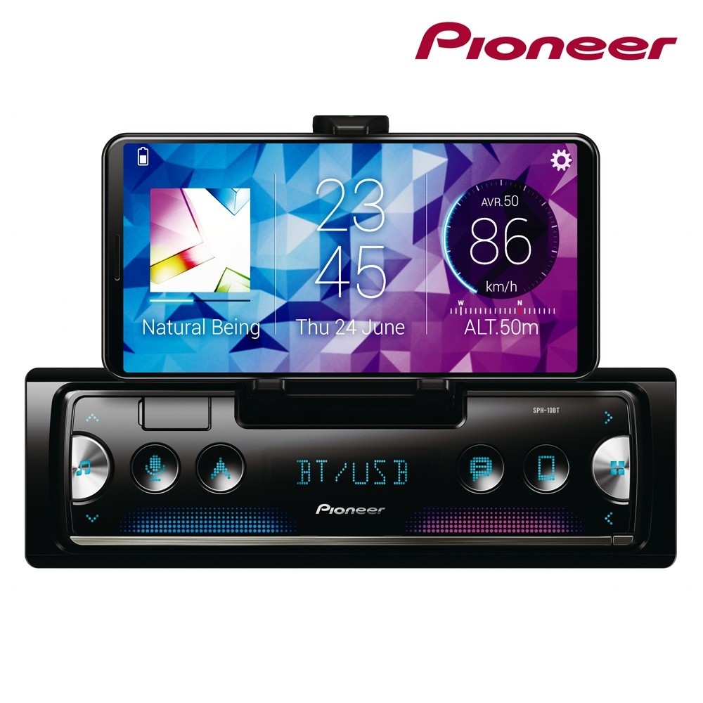 Pioneer iPhone Android Bluetooth USB Spotify Car Stereo Phone Dock Car