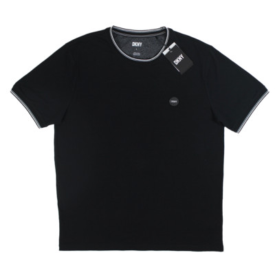 Men's DKNY Stretch Cotton Contrast Trim Lifestyle T-Shirt DK43SK1642