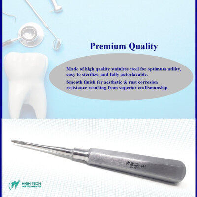 Dental Surgical Elevator Regular Polygon H1 Root Tip Luxating Tooth Extraction