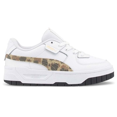 

Повседневная обувь для мальчиков Puma Cali Dream с животным принтом на шнуровке, размер 6,5 м, Белый, Puma Cali Dream Animal Print Lace Up Youth