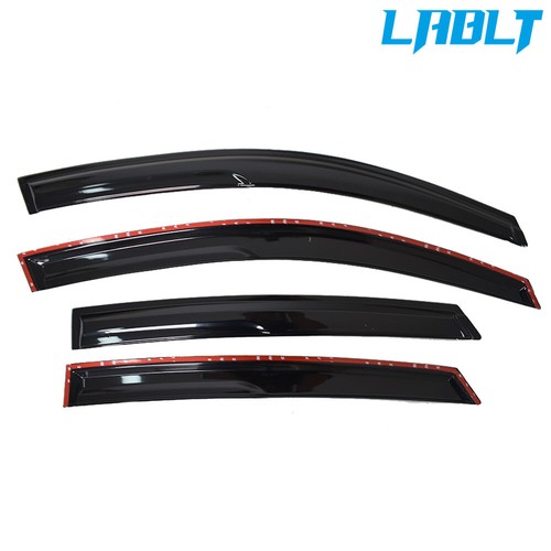 LABLT Window Vent Visor Sun Rain Guard Deflector Black For 2016-2020 Honda Civic