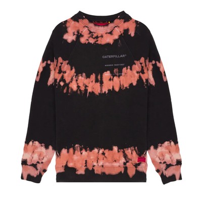 

CAT Washed Crewneck Men красный/черный, Multicolor