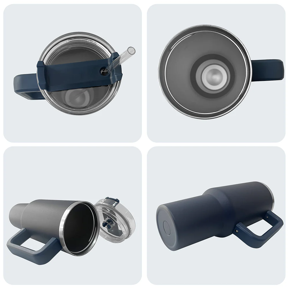 40oz Stainless Steel Vacuum Insulated Tumbler With Lid And Straw