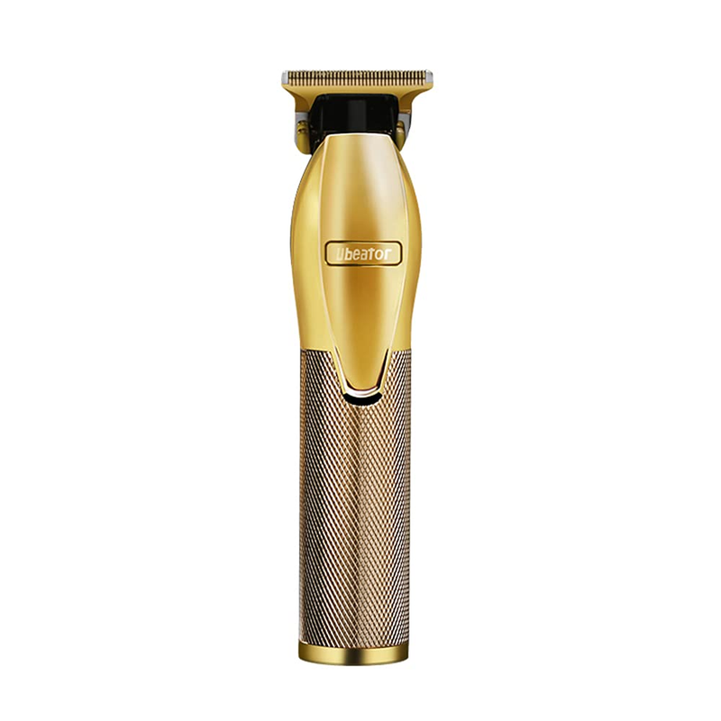 Professional Rechargeable Hair Trimmer Portable Shaver Pro Gold Skeleton Stainle