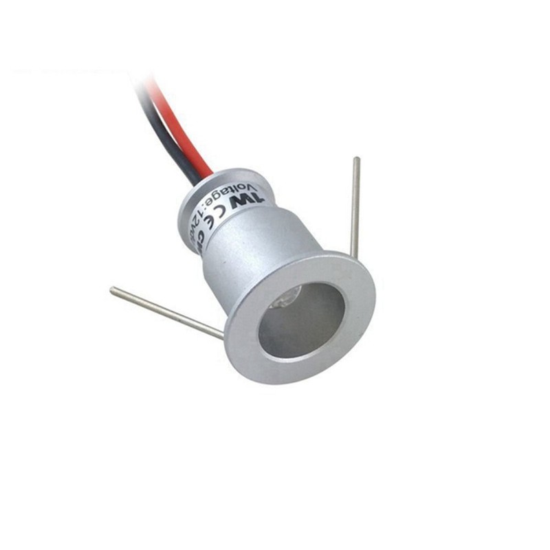 DC 12V 1W Mini LED Cabinet Downlight Recessed Spot light Ceiling Lamp IP65 UK