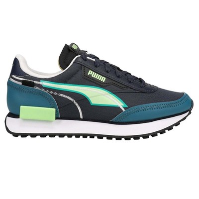 

Синие кроссовки Puma Future Rider Twofold для мальчиков на шнуровке, повседневная обувь 382031-, Синий, Puma Future Rider Twofold Lace Up Youth