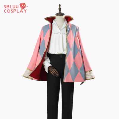 SBluuCosplay Anime Howl Cosplay Costume Stand-up Collar Design Halloween Outfit