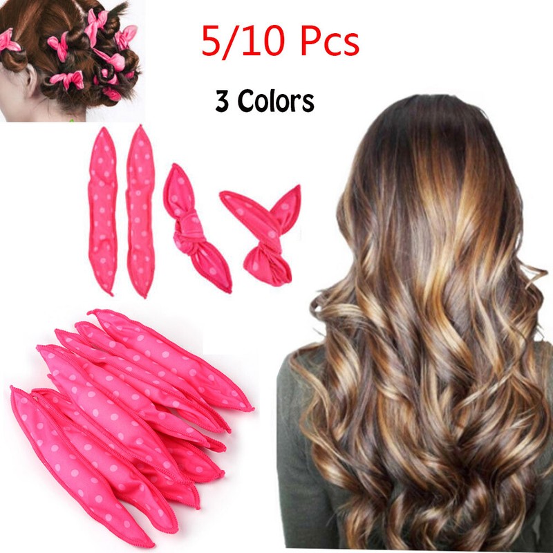 Tools Hair Curlers Magic Flexible Foam Sponge Sleep Pillow Hair