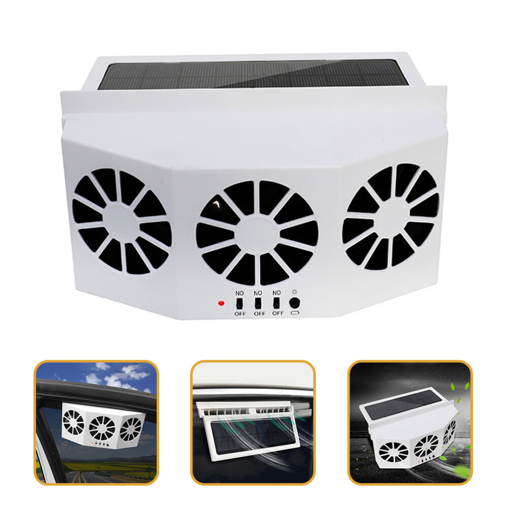 Solar Air Conditioner Solar Car Cooler Car Fan Car Window Fans US