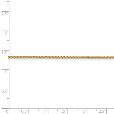 Pre-owned Superdealsforeverything Leslie's Real 14kt Yellow Gold Flat Cable Chain; 24 Inch; Lobster Clasp