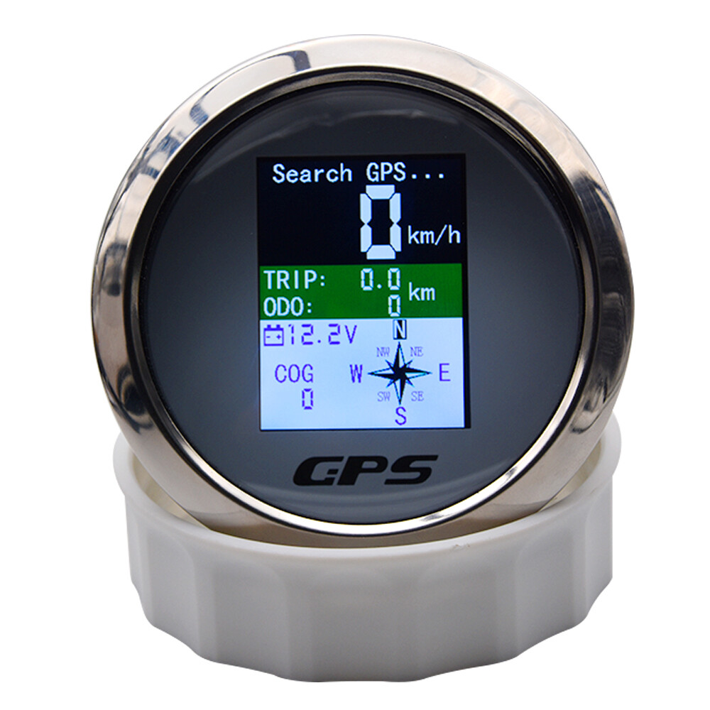85mm Universal Truck Car Boat LED GPS Digital Speed Gauge Speedometer