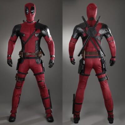 Deadpool Costume Wade Wilson cosplay Suit fullset