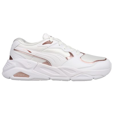 Puma Trc Mira Glam Lace Up Womens White Sneakers Casual Shoes 38675301