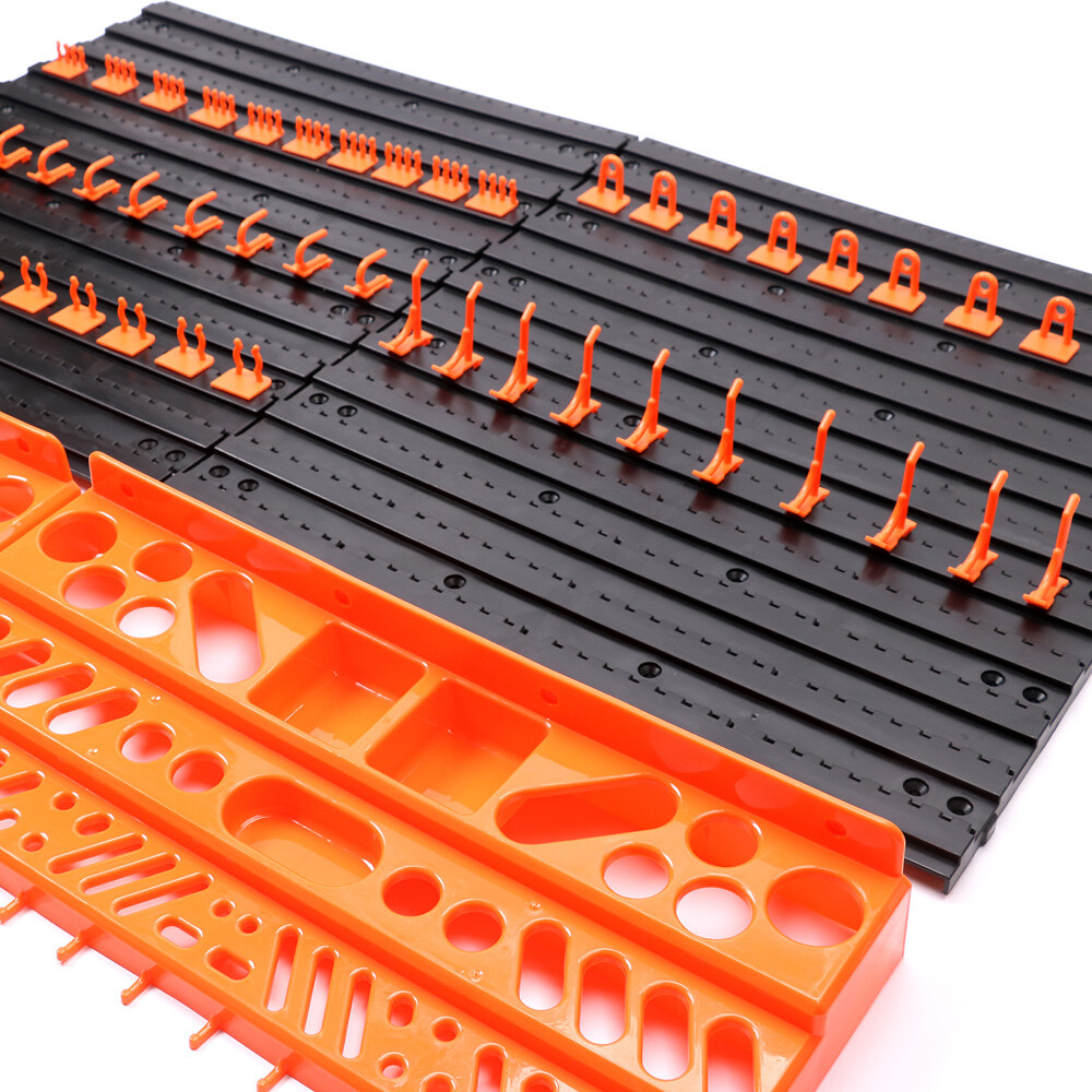 New 52Pc Wall Mounted Tool Storage Rack Wrench Spanner Holder