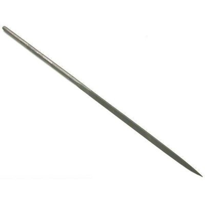 Two Swiss Three Square Needle Files Jewelry Stone Setting #2 7-3/4''