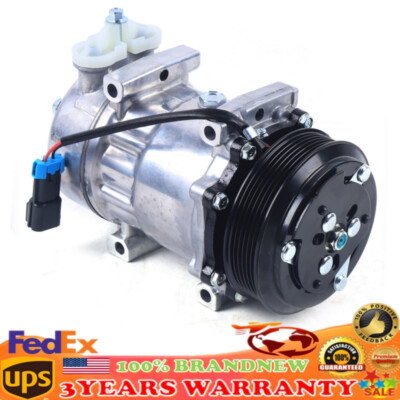 For Peterbilt & Kenworth T660 T800 4039 4424 4731 AC A/C Compressor & Clutch USA