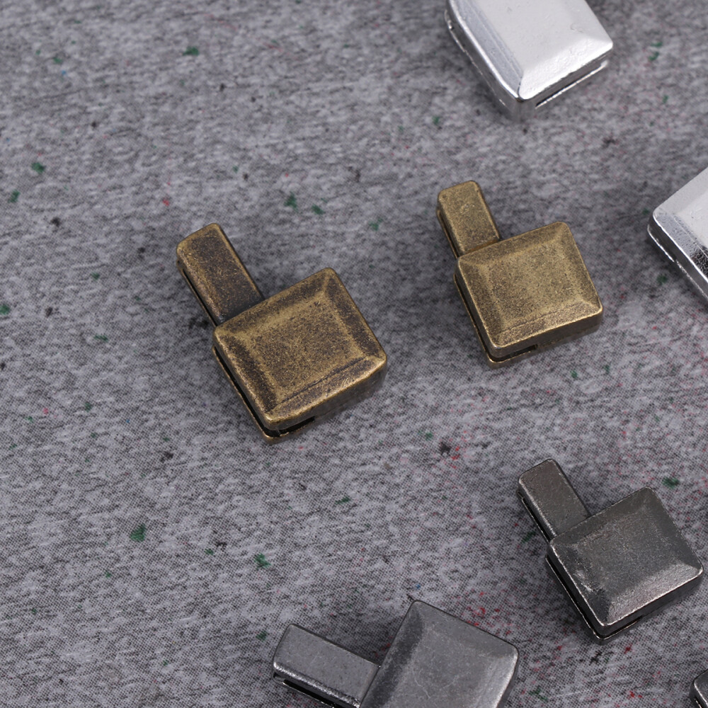 24 Set Metal Zipper Head Zipper Sliders Retainer Insertion Pin Zipper