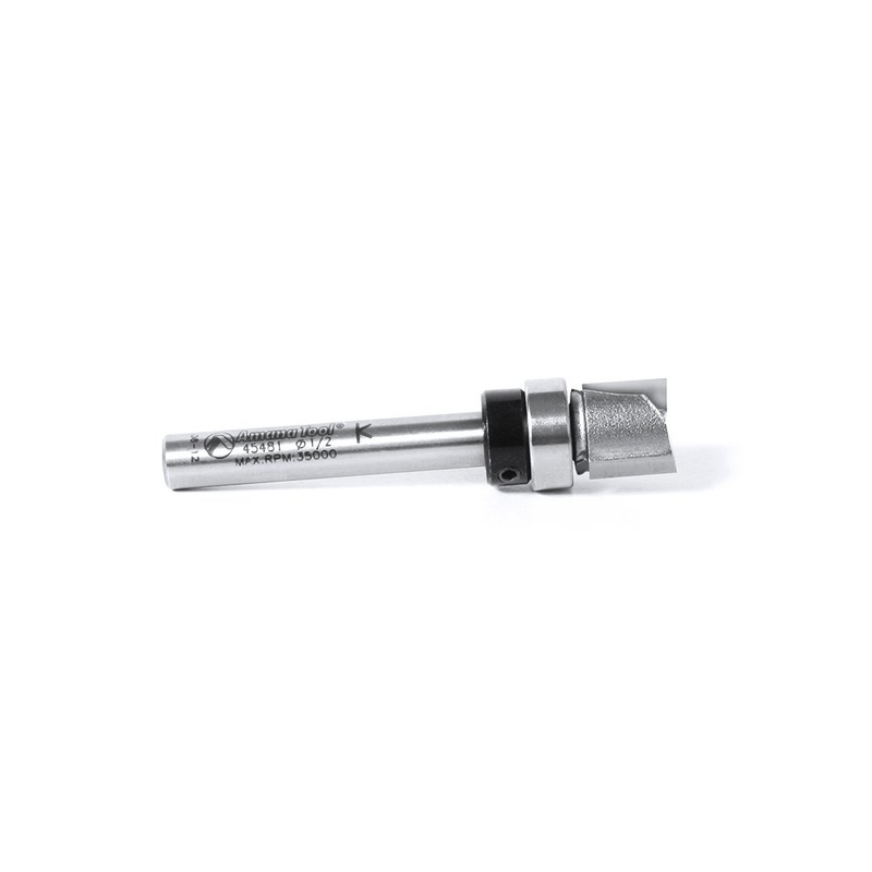 45481 Flush Trim/Pattern Plunge 1/2-Inch Diameter by 3/8-Inch Cutting Height by