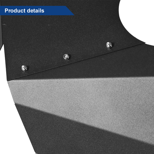 Front and Rear Inner Fender Liners for Jeep Wrangler 2007-2018 JK JKU 4WD(Black)