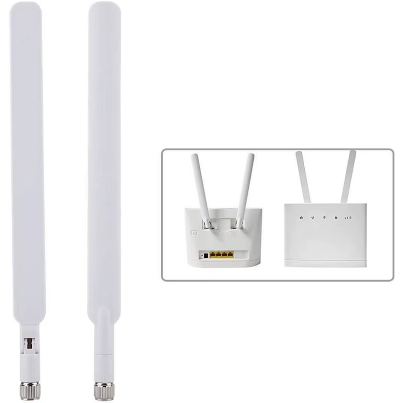 2PCS 4G LTE Wireless Router Antenna 2X 5dBi Signal Gain Antenna with SMA Connect