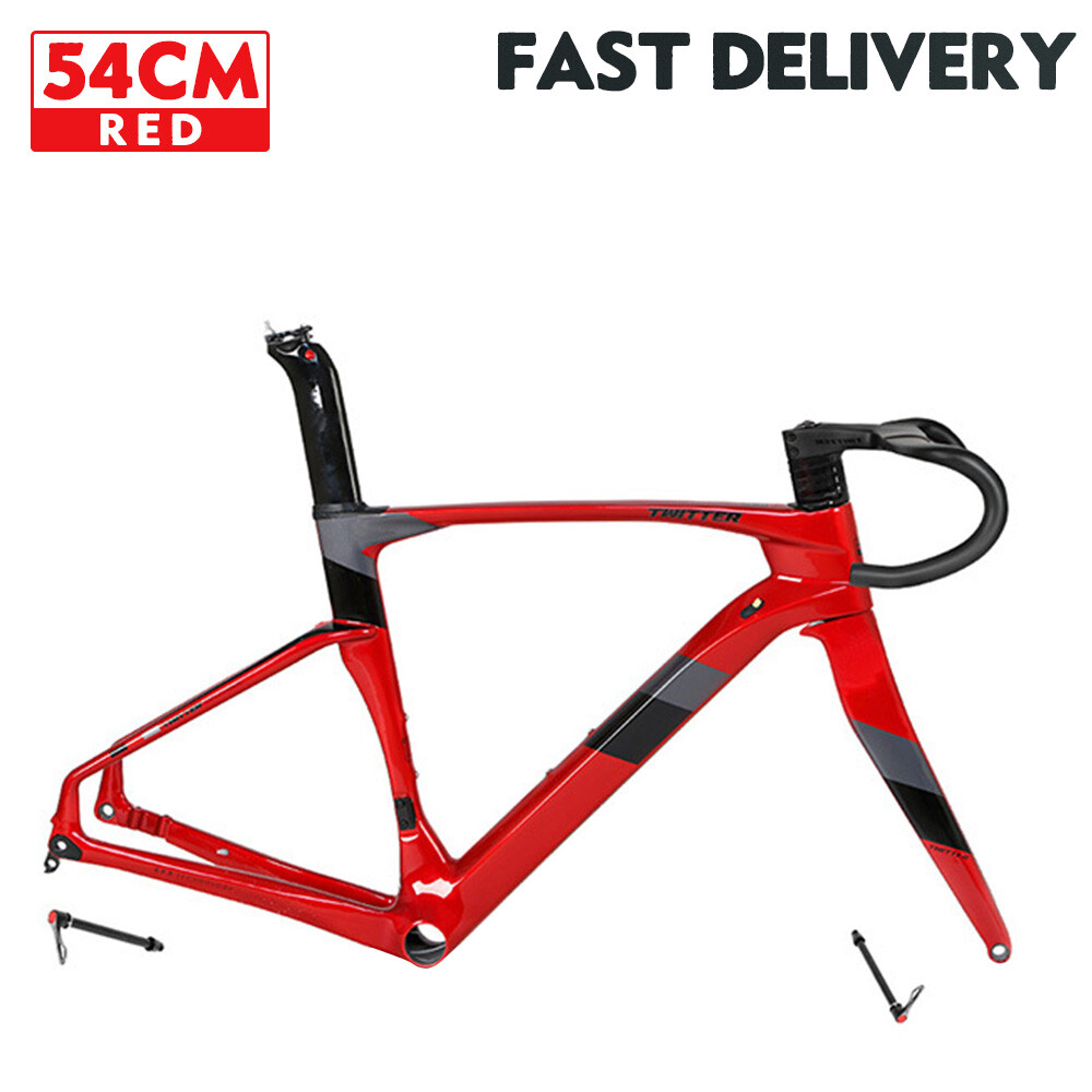 Frame Carbon Fiber Red 54cm