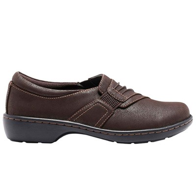 

Eastland Piper Slip On Женские Коричневые Квартиры Повседневная 2156-12, Коричневый, Eastland Piper Slip On