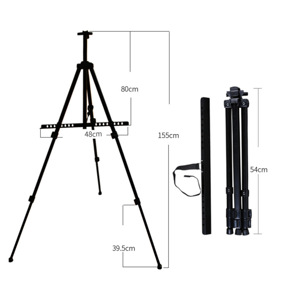 Studio Easel Artist Art Craft Display Easel Table Top | Standing Tripod Drawing