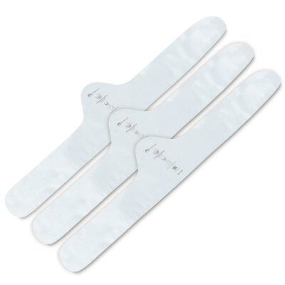 More of Me to Love Cotton & Bamboo Bra Liner 3-Pack, White, Absorbs Sweat