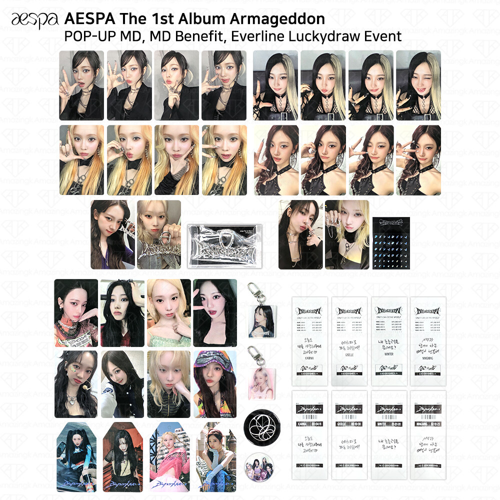 Aespa Armageddon Offline POP UP MD Benefit Everline