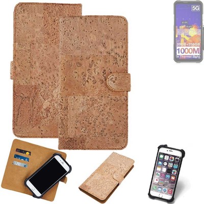 FÜR Doogee V20 Pro Ultra HÜLLE TASCHE KORK CORK ETTUI SCHUTZ COVER
