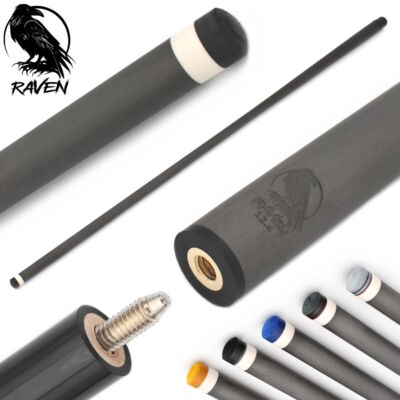 RAVEN Carbon Fiber Pool Cue - Shaft Only, 5/16-18 Joint, 12.9/12.4/11.8, 29''/30''