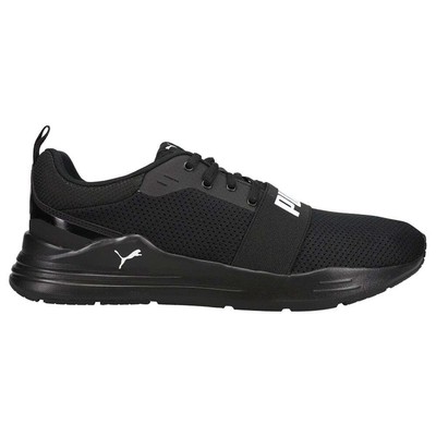 

Мужские кроссовки Puma Wired Running Black Athletic Shoes 373015-01, Черный, Puma Wired Running