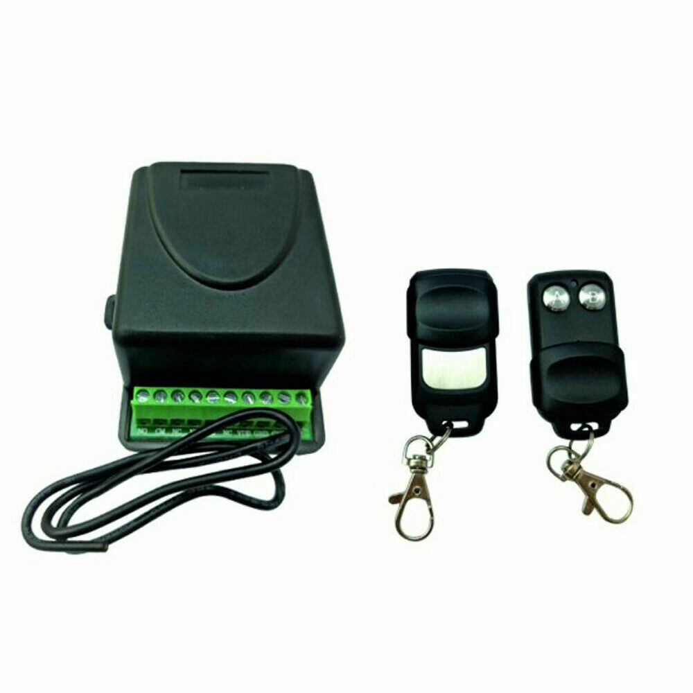 Kit Ricevitore 2 Telecomandi Universale 433mhz Apertura Cancello Automatica cir