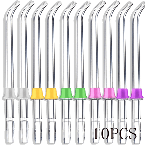 10PACKS Flosser Replacement Tips for Waterpik Water Reach Flosser Refill Heads