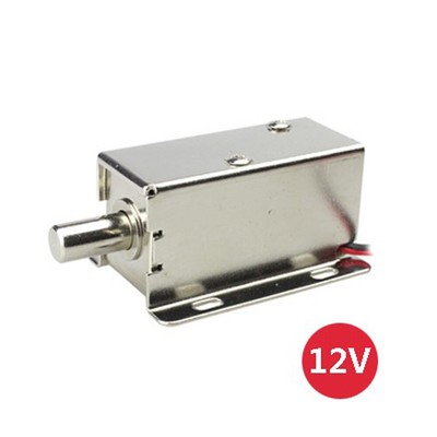 DC 12V/24V Electric Bolt Draw Cabinet Solenoid Lock Electronic Mortise Locker