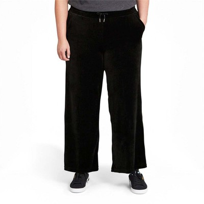 

Женские черные повседневные спортивные штаны Puma Her Velour Wide Pants 846881-01, Черный, Puma Her Velour Wide Pants