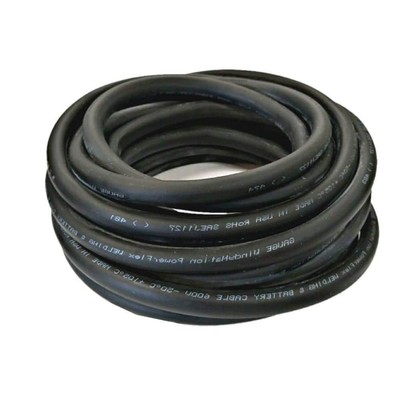 WINDYNATION Welding Cable 2-0 Gauge 25? Stranded Pre-Cut Length Resistant