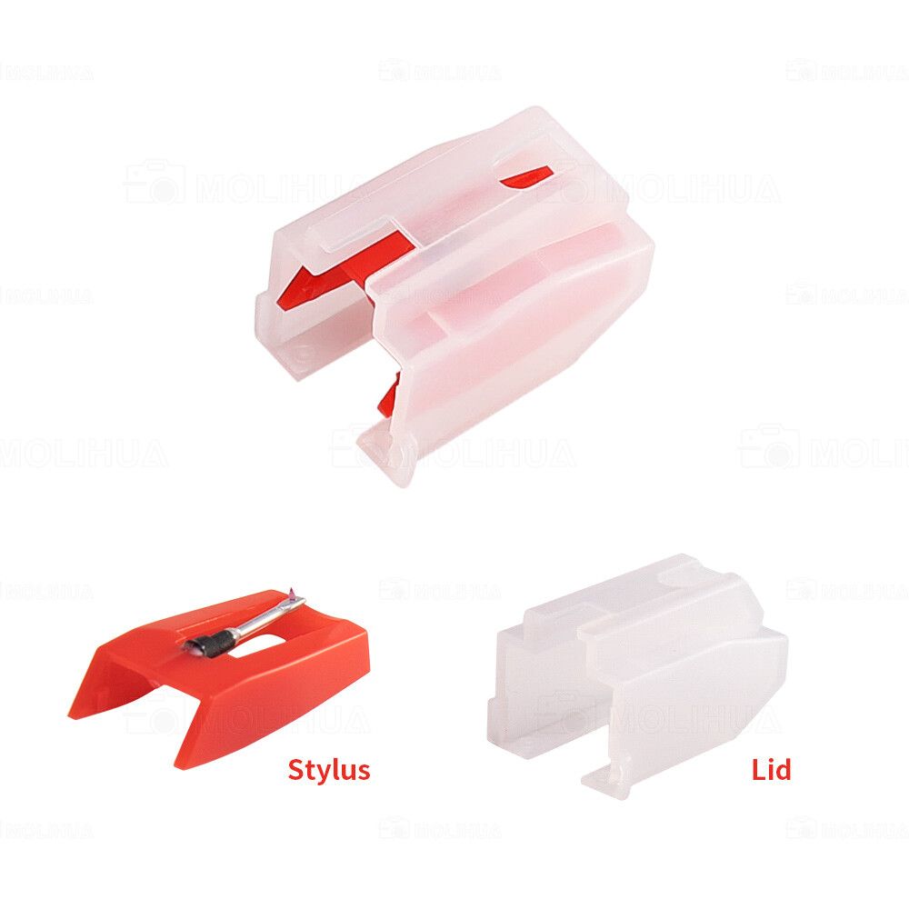 Plattenspieler Nadel Für Piezo-Systeme | Ersatznadel Mit Halterung & Kabel | Einfache Montage