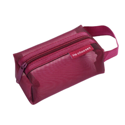 Mini Bag Zipper Pouch Small Coin Purse Mesh Storage Bags ID Credit Card Holder
