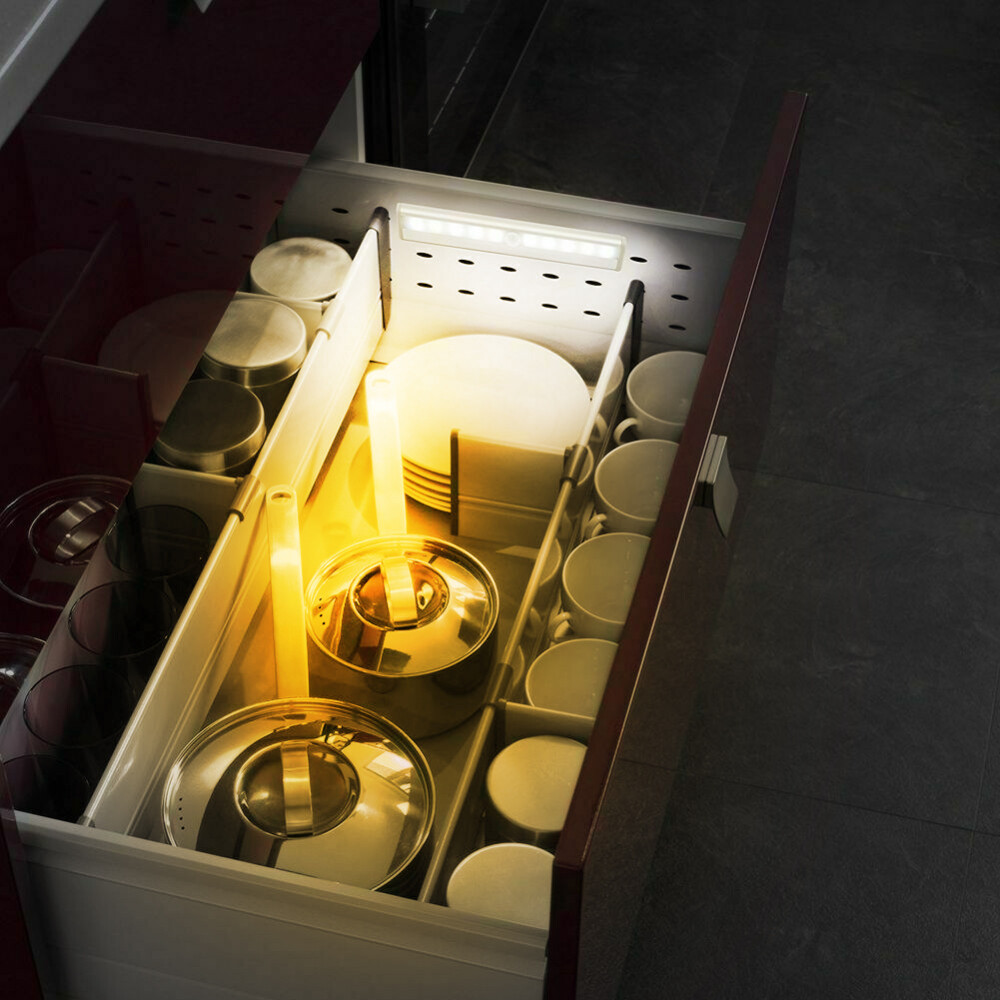 LED Unterbau-Leuchte Lampe Küche Batterie Sensor Licht-Leiste