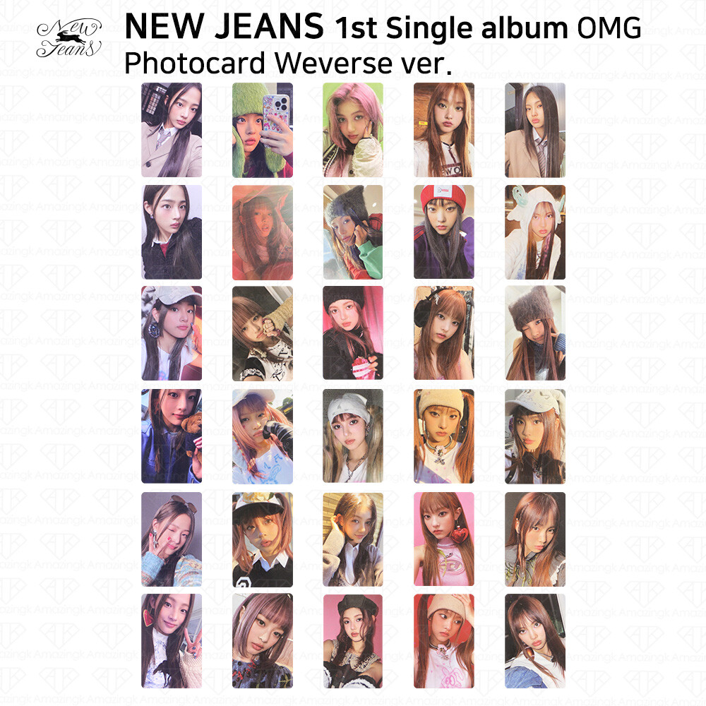 NEWJEANS トレカ weverse コンプ OMG ホログラム NEWJEANS OMG new jeans weverse shop Japan Official POB