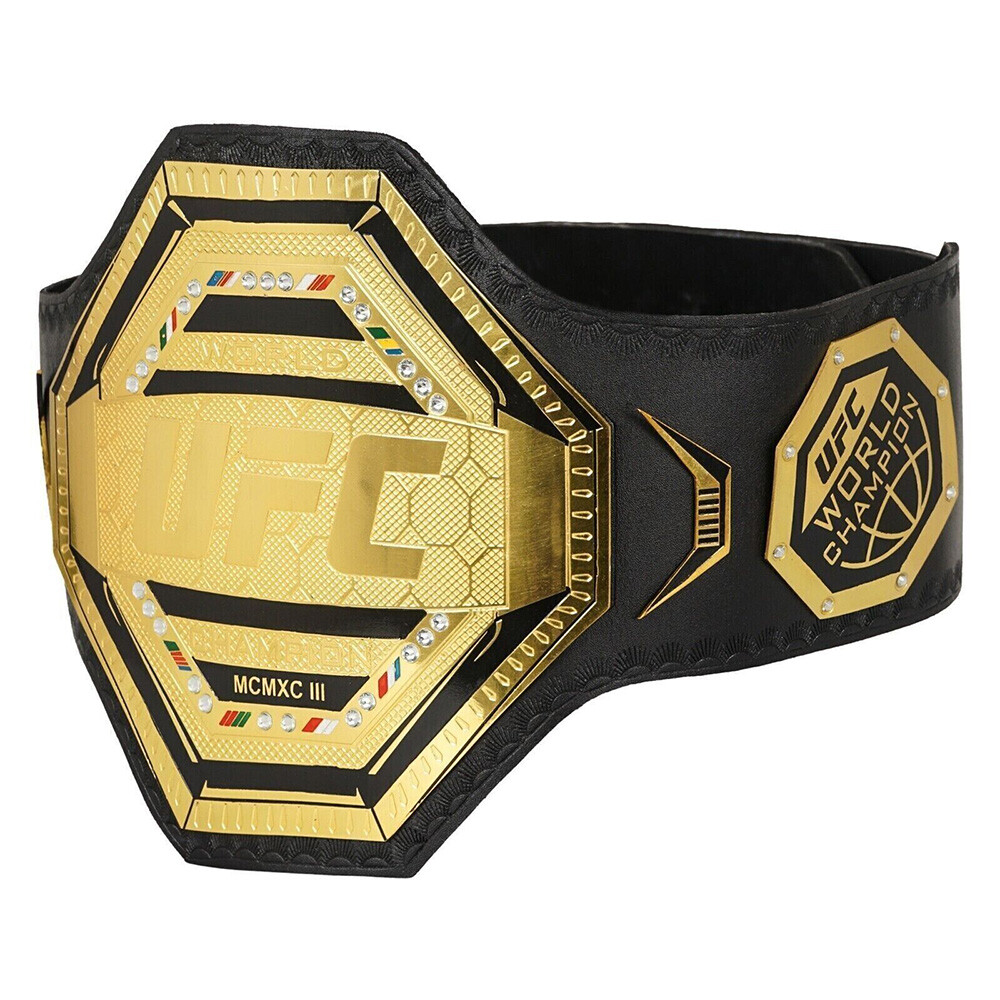 UFC World Championship Replica belt 2mm/4mm Zinc Wrestling belt Adult Size - Picture 2 of 3