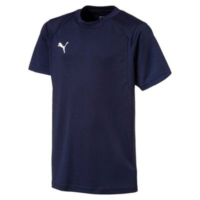 

Puma Liga Training Crew Neck Short Sleeve Soccer Jersey Youth Boys Blue 655631-, Синий, Puma Liga Training Crew Neck Short Sleeve Soccer Jersey Youth
