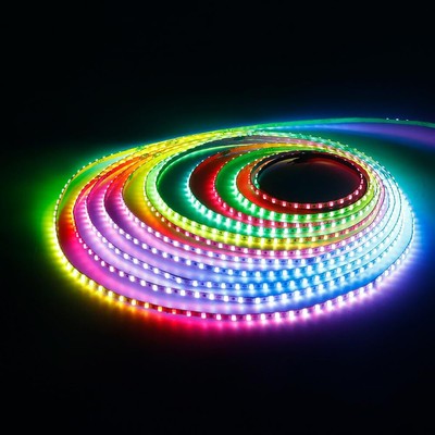 16.4FT WS2812B WS2812 2.7mm Ultra Narrow LED Strip,DC5V 160LEDs/m Individuall...