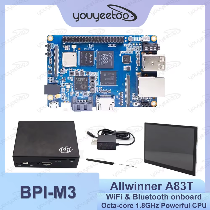 Banana Pi BPI-M3 Single Board Computer Allwinner A83T Octa-core Processor Mother