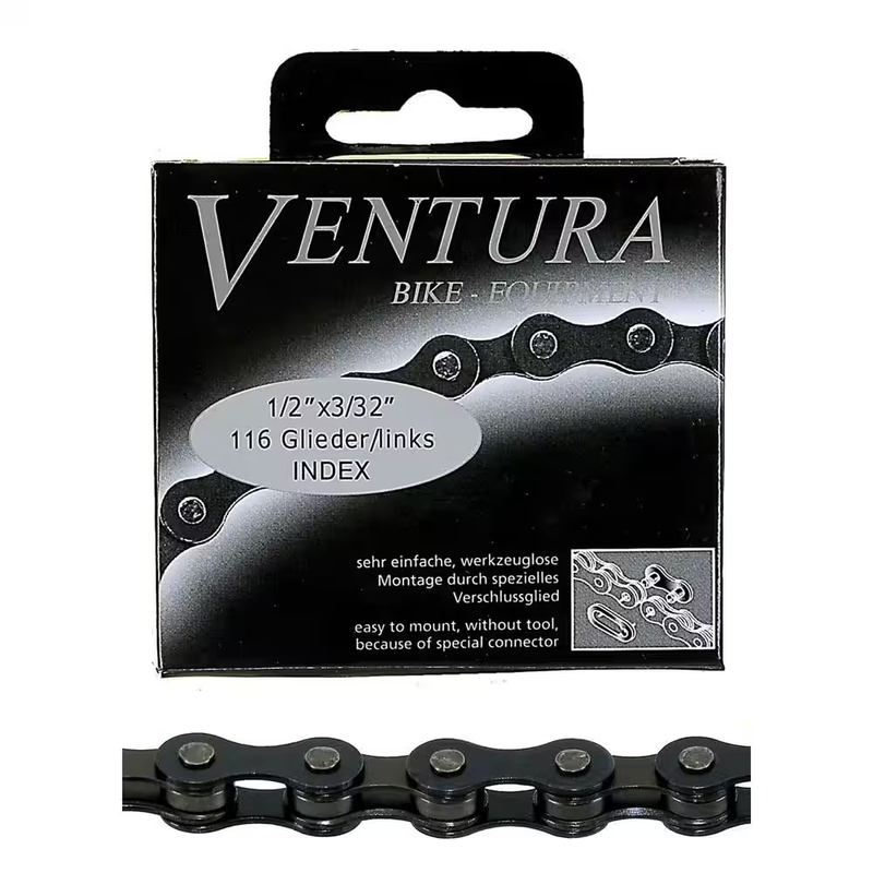 116 Links 1/2" By 3/32" Steel