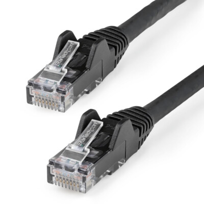 Startech.com N6Lpatch35Bk 35ft Cat6 Black Snagless UTP LSZH Patch Cord Ethernet