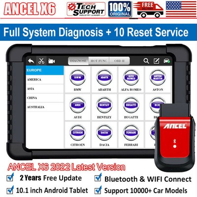 ANCEL X6 Full System Car OBD2 Scanner Bidirectional Diagnostic Tool Code Reader