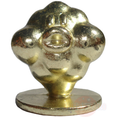 New Super Mario Bros Wii Metal Mascot - FOO CLOUD Figure 1'' Player Token Gold