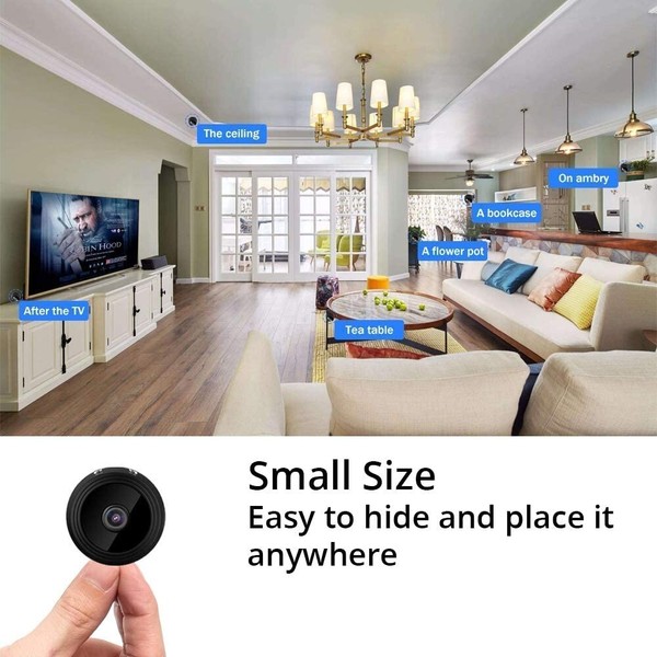 Mini Spy Hidden Wi-Fi Camera Wireless IP Home Security DVR Night Vision HD 1080P - Image 4